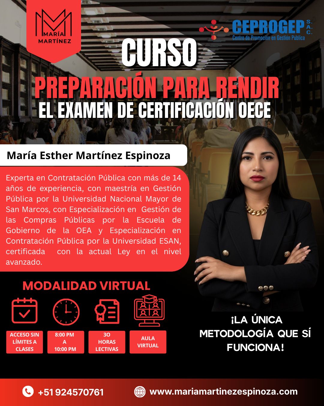 Protegido: TALLER PRÁCTICO PRESENCIAL – PREPARACIÓN PARA EL EXAMEN DE CERTIFICACIÓN OECE