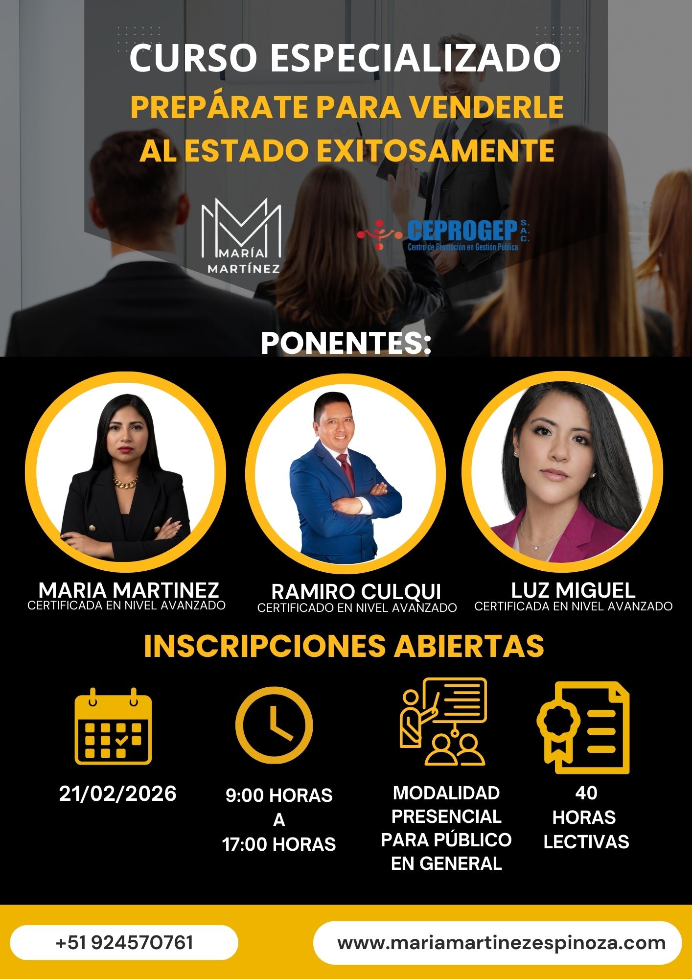 PREPÁRATE PARA VENDERLE AL ESTADO EXITOSAMENTE